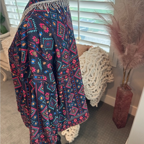 Women’s Western/Boho Savanna Jane Rhinestone jacket size 2x - Picture 3 of 6